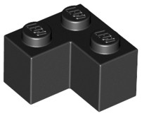 LEGO 2357 BRICK 2x2 čierna NOVINKA (10g) 9 ks.