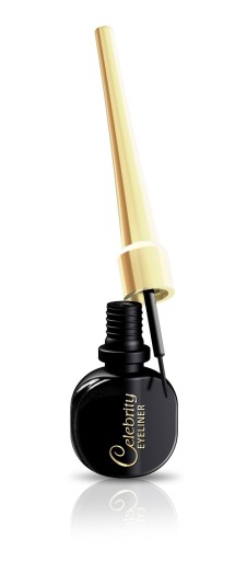 Vodeodolná očná linka Eveline Cosmetics Black