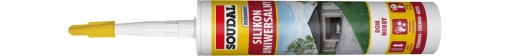 Univerzálny silikón Soudal, bezfarebný, 280 ml