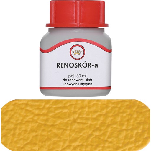 Farba na kožu Renoszkol lak 30ml žltá