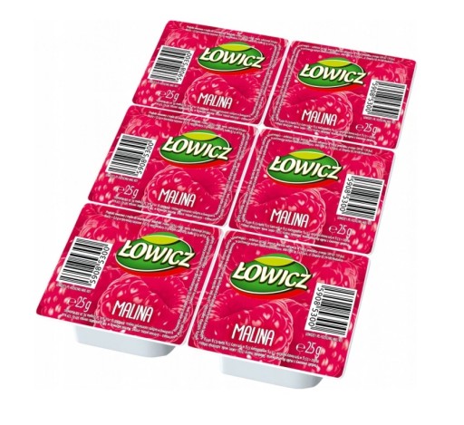 Malinový džem Łowicz 6x 25 g