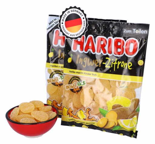 HARIBO Ingwer Zitrone Ginger Lemon želé 160 g