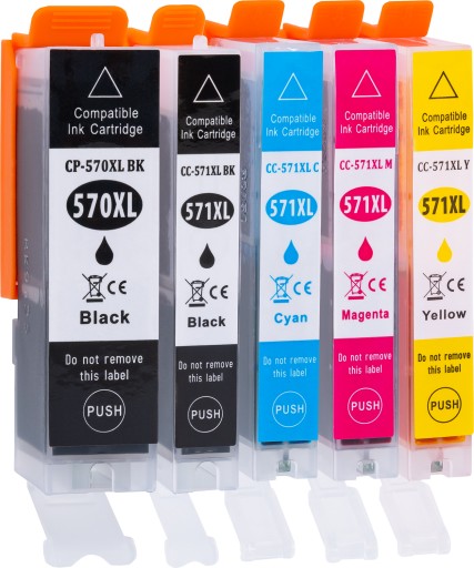 5x atramenty pre CANON Pixma MG5750 MG6850 MG7750 XL