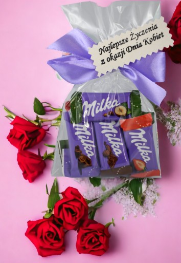 Darček ku DŇU ŽIEN Milka Naps čokolády, 10 kusov, dievčatá, dámy, deti