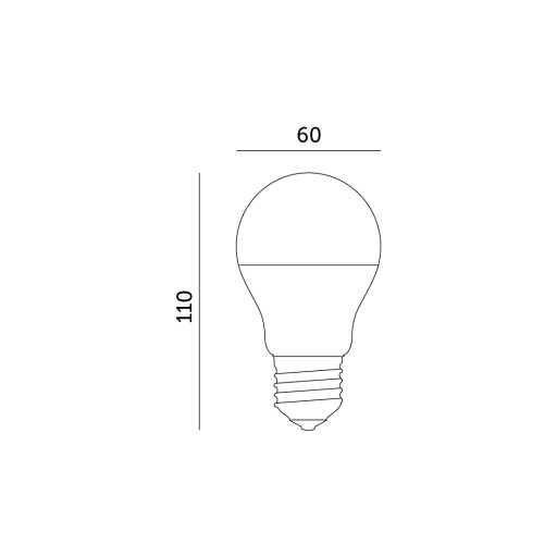 LED guľová žiarovka 10W E27, neutrálna biela, 4000K