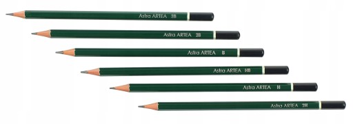 Astra skicovacie ceruzky 6 ks 3b-2h 206118001