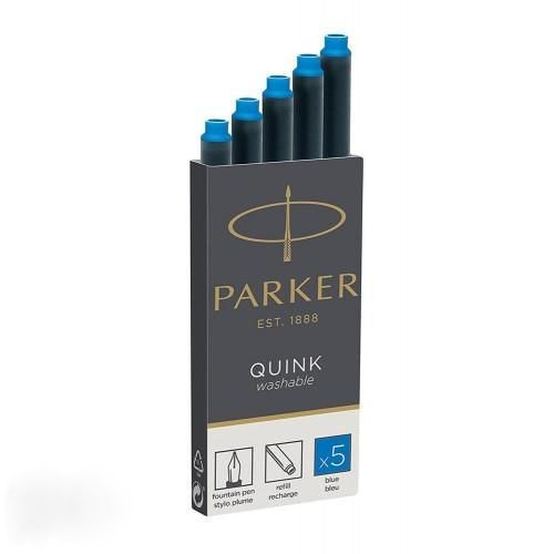 PARKER MODRÉ NÁPLNE 5KS DLHÉ PRE ATRAMENTOVÉ PERO 1950384 ORIGINÁL