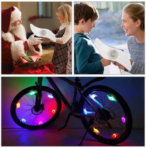 LED BICYKEL SVETLO SVETLA KRYT SPACE BICYKEL PRE BICYKEL 1 ks