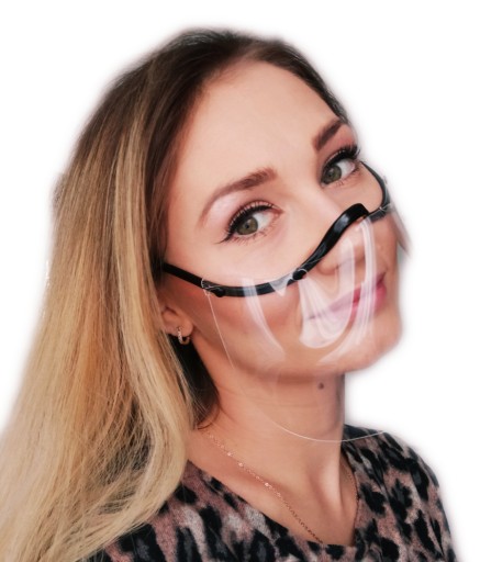 VISOR MINI TRANSPARENTNÁ MASKA