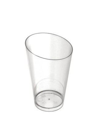 Plastové poháre na zákusky, BAMBOO zásobníky na občerstvenie, 75ml, 24 kusov