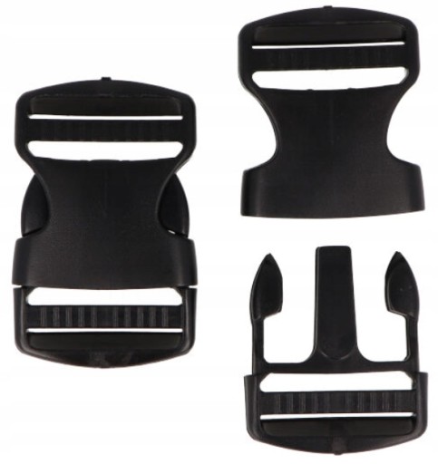 Plastová spona na opasok 4cm 40mm - 6 ks