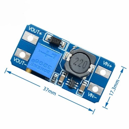 DC/DC menič MT3608 step-up 5-28V 2A