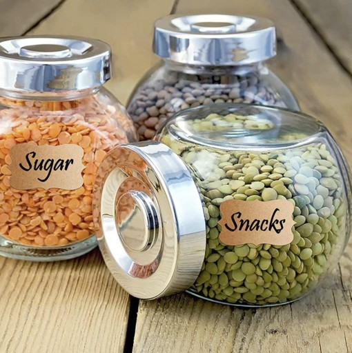 Spice Stickers Jar Etikety 300 ks