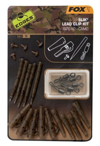 Súprava s bezpečným klipom Fox Edges, veľkosť 10