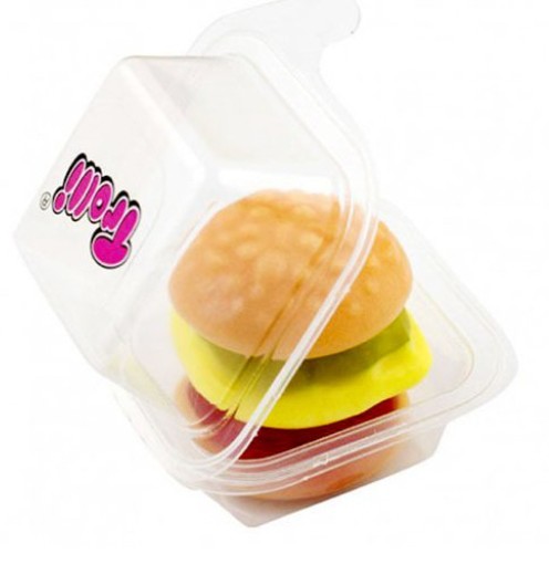 Trolli Hamburger Mini želé fazuľky 10 ks z Nemecka, balenie mini burger setu