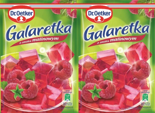 DR. Oetker Malinové želé 2 x 77 g