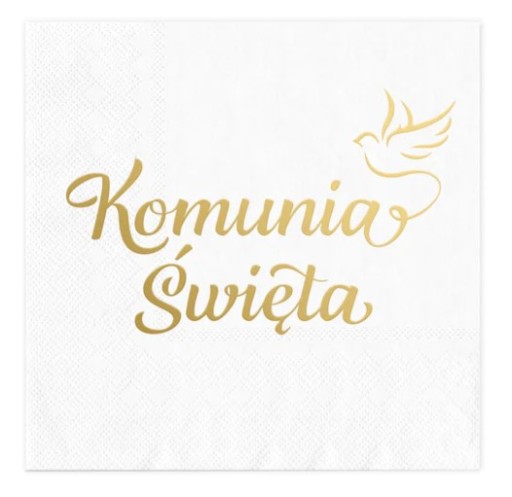 prijímacie obrúsky, sväté prijímanie, eukalyptus, biele, 10 kusov, PP