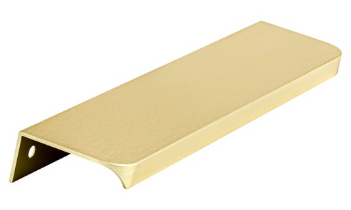Okrajová rukoväť aplikovaná vpredu, matná zlatá - 64/84 mm UA06R AMIX
