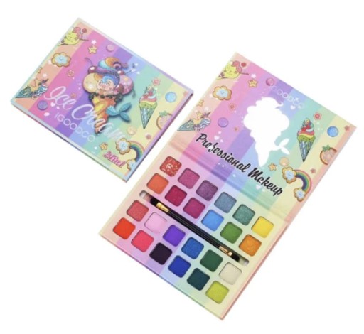 MAKEUP SET VEĽKÁ PALETA OČNÝCH TIEŇOV MAKE-UP 24 FARIEB PRE DETI