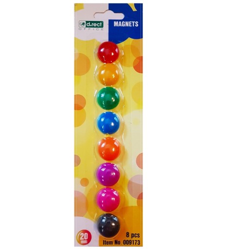Magnety 20 mm 8 kusov D.RECT