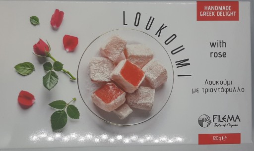 Grécka ruža loukoumi 120gr, RUČNÁ