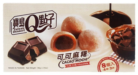 Mochi, ryžové sušienky s čokoládovým krémom 80g