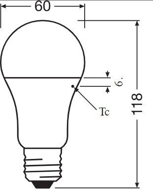 E27 LED žiarovka 14/100W 1521lm 200° 4000K neutrálna biela HODNOTA OSRAM