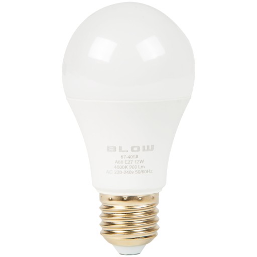 VÝKONNÁ LED ECO E27 ŽIAROVKA 12W 1200LM 4000K FARBA BIELA NEUTRÁLNA GUĽA