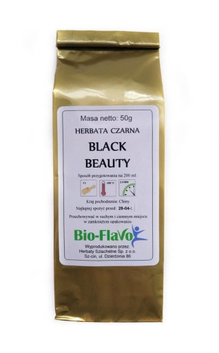 Čierny čaj Black Beauty 50g Bio-Flavo