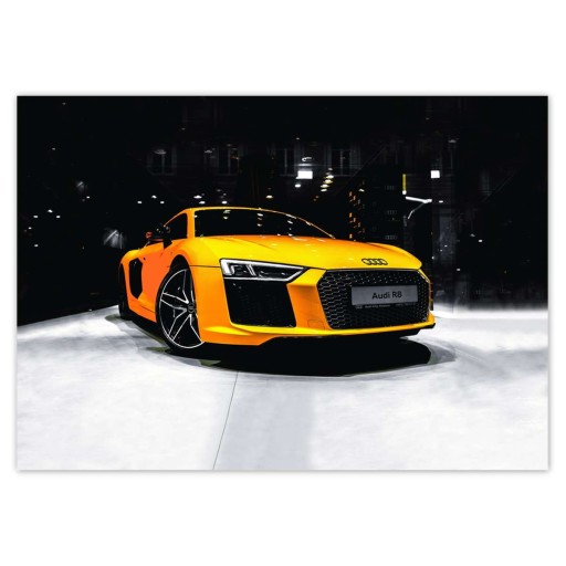 Samolepky A5 LEVEL Žltá Audi R8