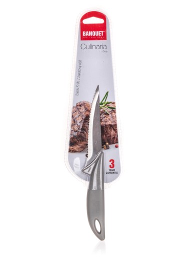CULINARIA Sivý STEAKOVÝ Nôž 12cm BANQUET