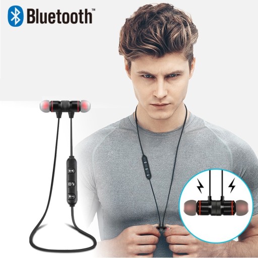 BEZDRÔTOVÉ ŠPORTOVÉ SLÚCHADLÁ DO UŠÍ BLUETOOTH