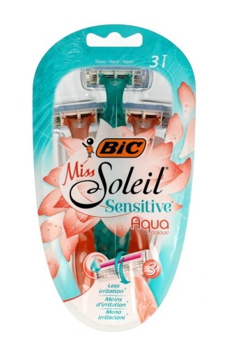 Holiaci strojček Bic Miss Soleil 3 Sensitive