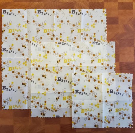 Beeswax Food Wraps obaly z potravinárskeho vosku, 3 kusy