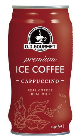 Prémiový cappuccino Gourmet ľadový kávový nápoj