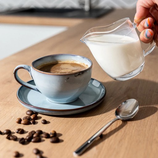 Priehľadná sklenená kanvica na mlieko Altom Design, 200 ml