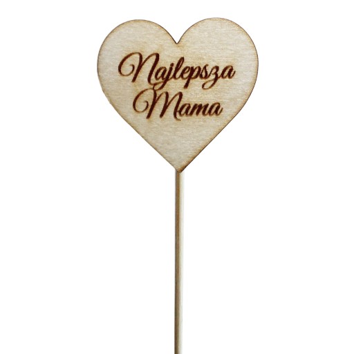 TOPPER KU DŇU MATIEK NAJLEPŠIE MATKA SRDCE 1 ks