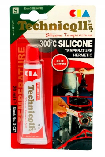 TECHNICQLL VYSOKOTEPLOTNÝ ČERVENÝ SILIKÓN