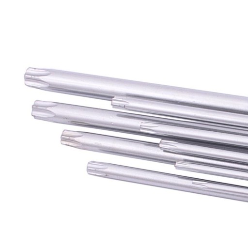 kľúče TORX Cr.V dlhý otvor TH10-50 + RÚČKA