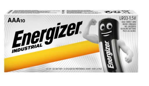 10x VÝKONNÝ ENERGIZER INDUSTRIAL LR3 R3 AAA BATÉRIA