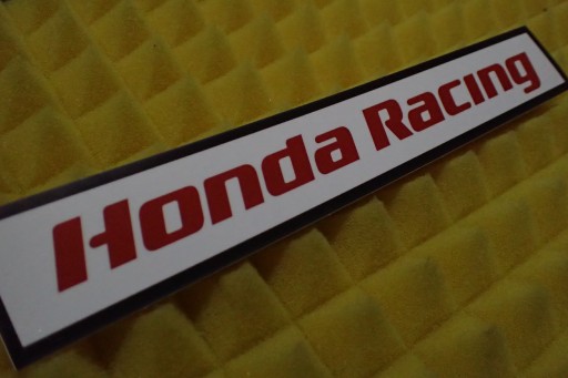 NÁLEPKA HONDA RACING HRC 19,5 x 3 cm