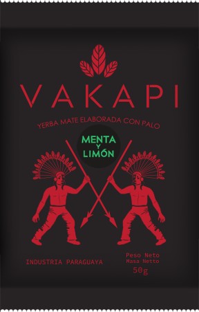 Yerba Mate Vakapi Menta Limon 50g elaborada 0,5 kg