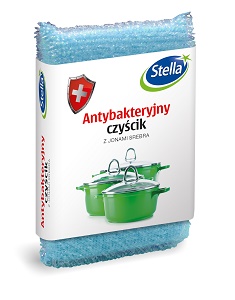 Antibakteriálny čistič s iónmi striebra, drôtenka STELLA