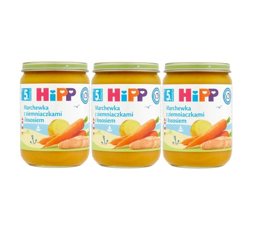 HiPP mrkva. zemiak a losos po 5 mesiacoch 190 g