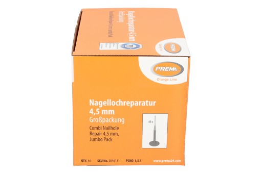 Čep kolíky na opravu pneumatík 4,5 mm PREMA 2 ks