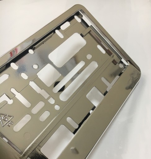 Rám na ŠPZ - strieborný CHROME Gloss Metallized