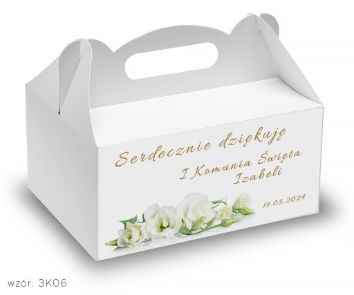 prijímacie koláčové boxy Sväté prijímanie + personalizácia