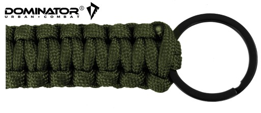 DOMINATOR PARACORD RING CRABINER KĽÚČENKA OLIVE