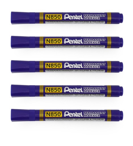 PENTEL N850 PERMANENTNÝ ZNAČOVAČ okrúhly MODRÁ