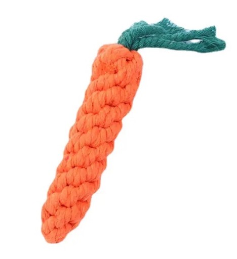 HRAČKA PRE PSA, ŽUVAČKA, MRKVIKA, PLAIMOVANÉ POVLÁDKO NA ŽUVANIE, 22 cm